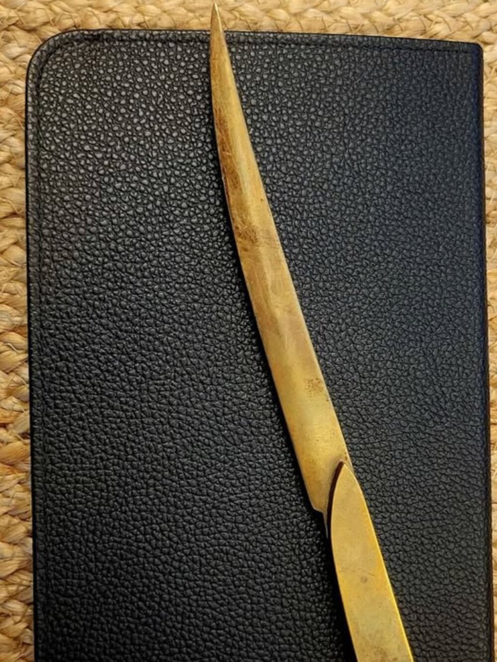 Vintage Solid Brass Letter Opener. Designer Unknown But It Is From The 1950s